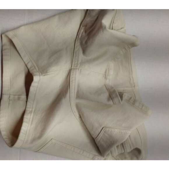 INGRID & ISABEL MATERNITY Size 2 Women's Jean Shorts Side Panel MIDI Beige - Picture 10 of 10